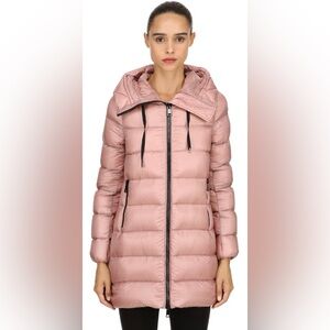 MONCLER SUYEN QUILTED PUFFER PARKA JACKET SZ 1